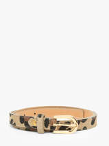 Riem Milano Beige velvet leopardo VL25068